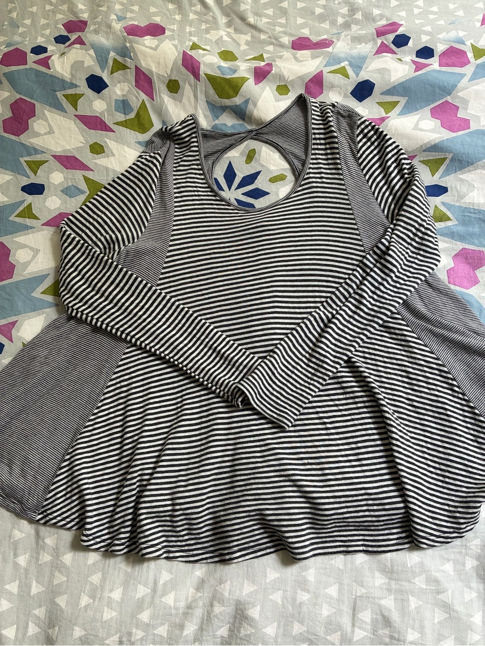 Long sleeved knit swing top by Erin & Ali size M